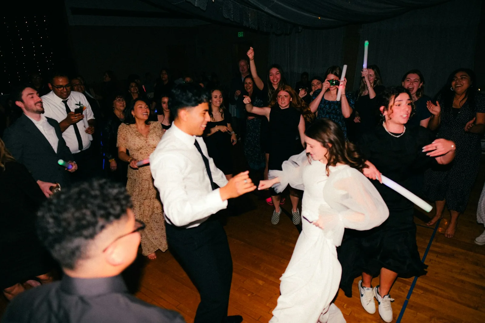 Pista de baile llena